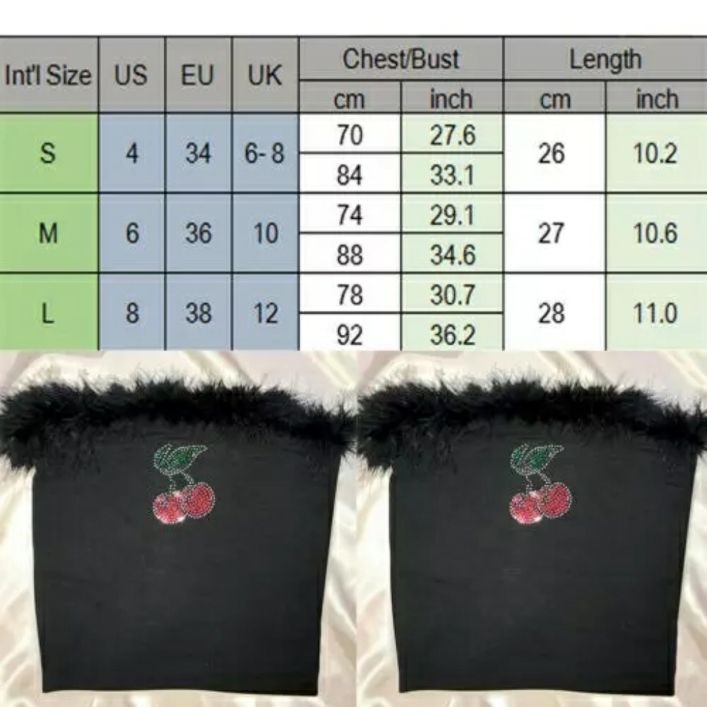 Cherry Tube Top - Picture 3 of 3